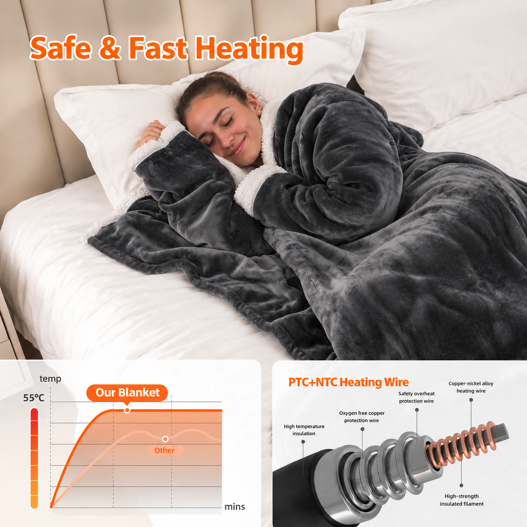 JA·GAA·GA keeping you warm in bed